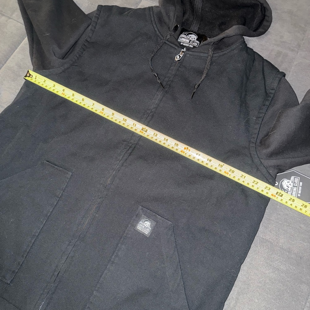 Lurking Class Men's Black Heavy Hooded Jacket Size Large New with tags Zumiez - Picture 5 of 10